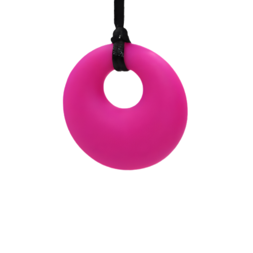 Sensory Chew Necklace (Circle Pendant)