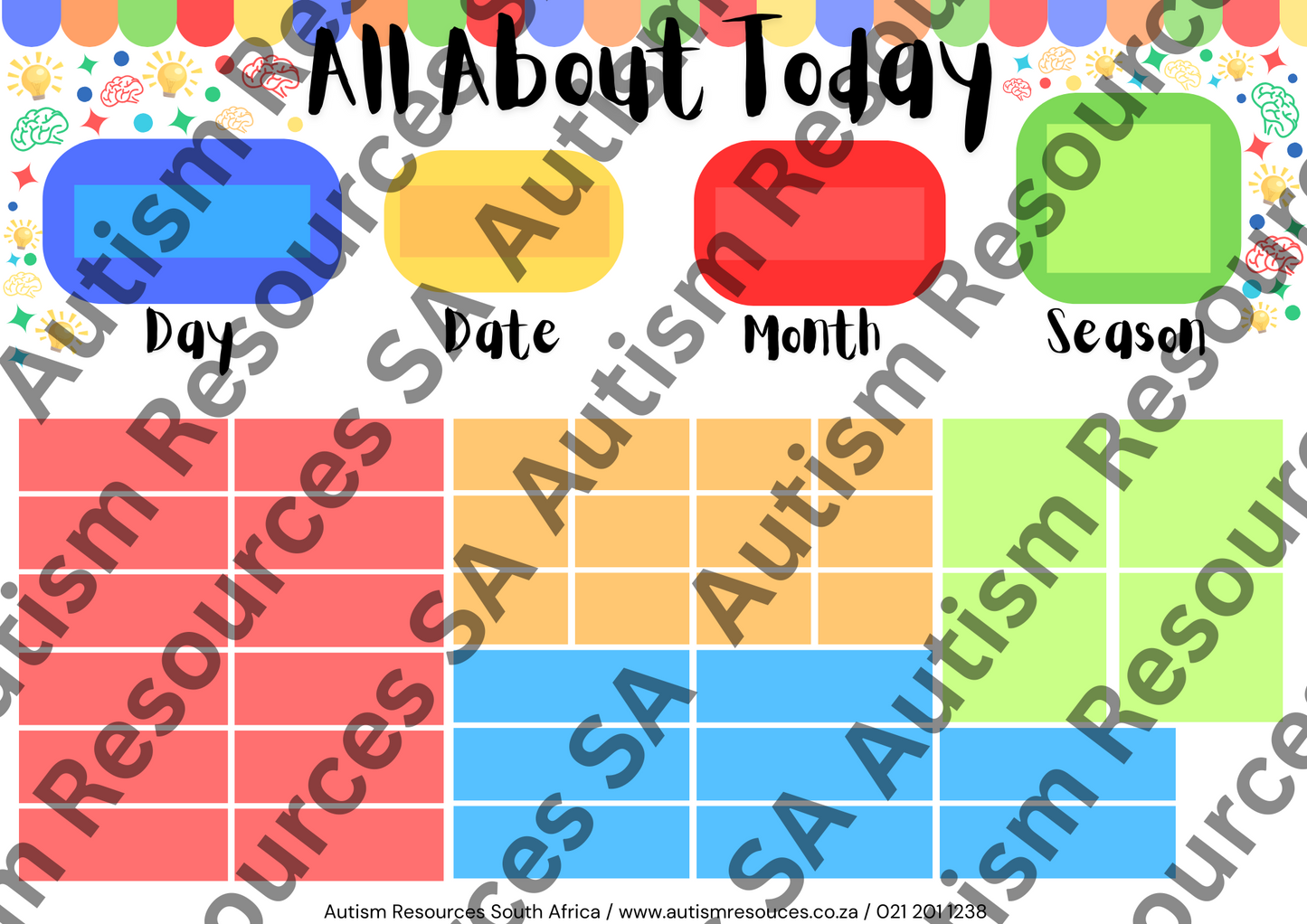 All About Today - A3 Poster