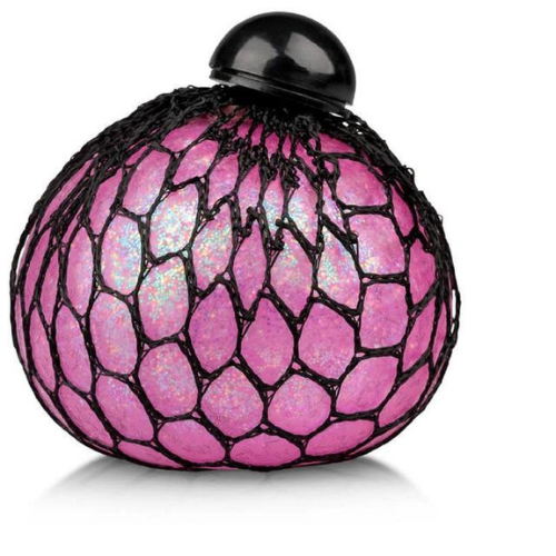 Glitter Mesh Squeeze Ball