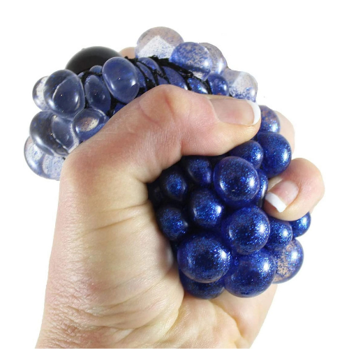 Glitter Mesh Squeeze Ball