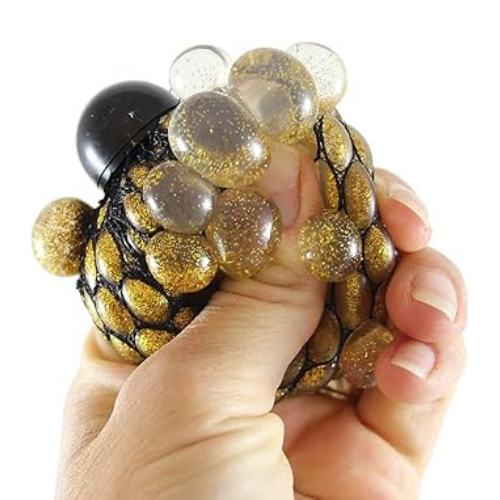 Glitter Mesh Squeeze Ball
