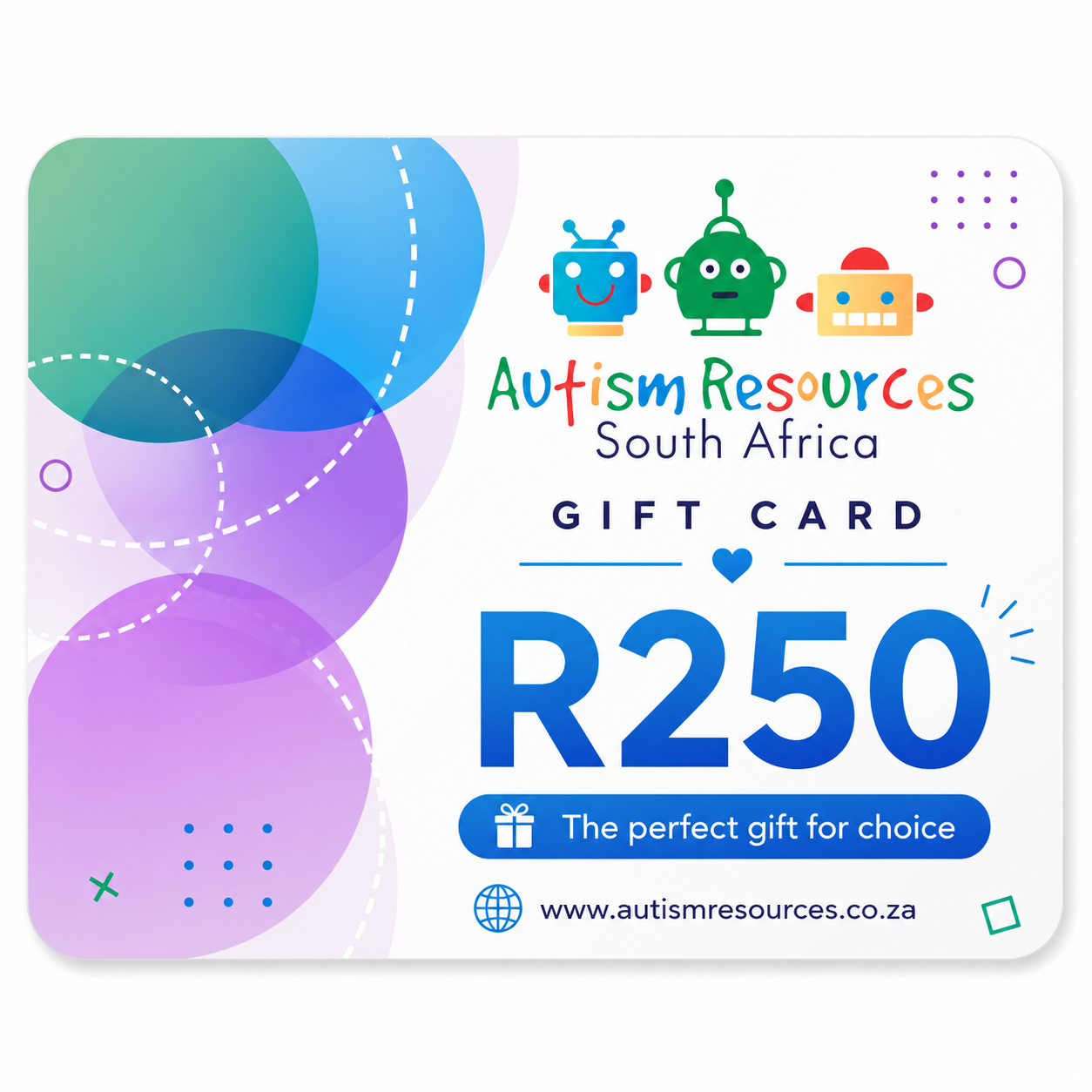 Autism Resources South Africa R250 Electronic Gift Card
