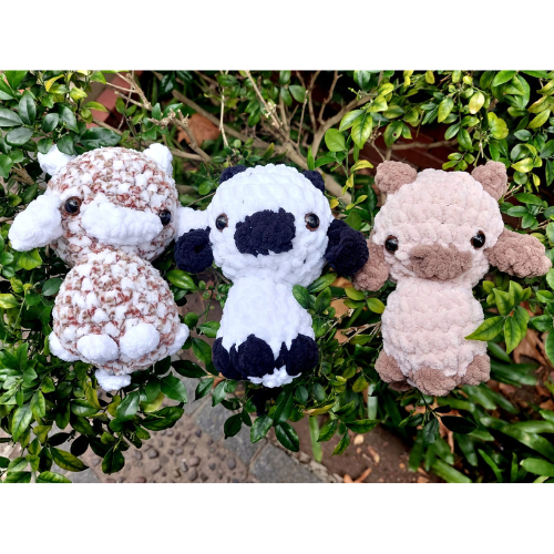 Support Crochet Plushies (Set of 3)