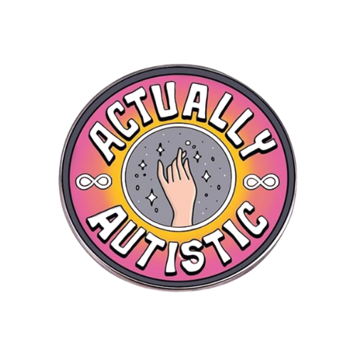 Lapel Pin (Actually Autistic) - Plastic