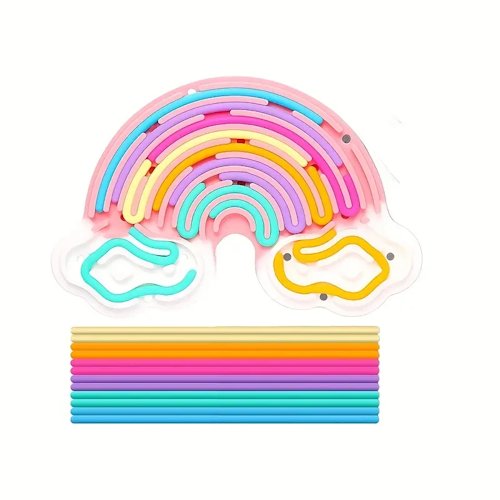 Sensory String Board (Clouds)