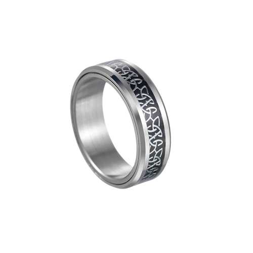 Celtic Runes Spinner Ring