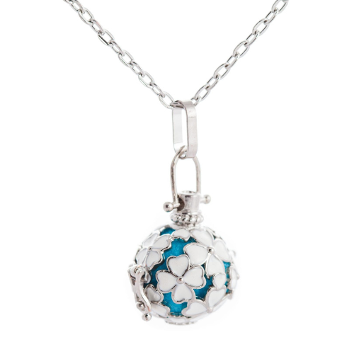 Stainless Steel Round Diffuser Necklace