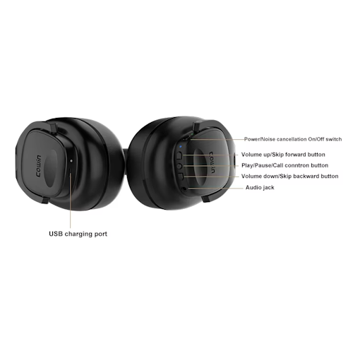 Cowin E9 Wireless Active Noise Cancelling Headphones