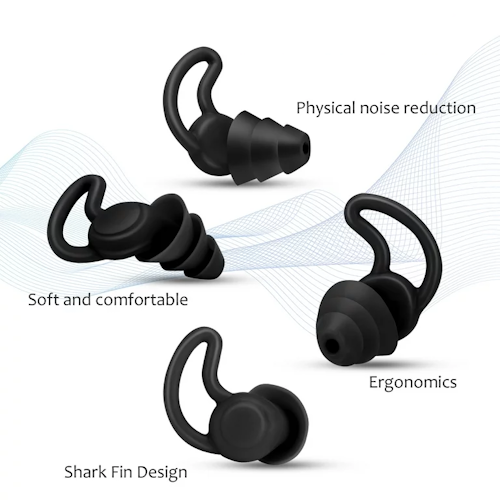 Sharkfin Non-slip Earplugs
