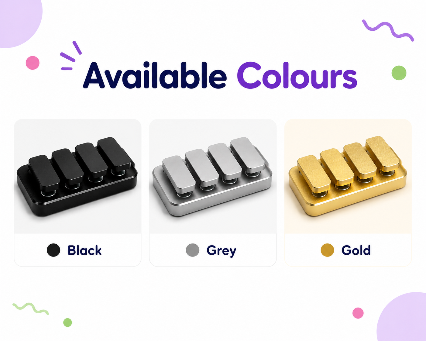Four Key Fidget Clicker