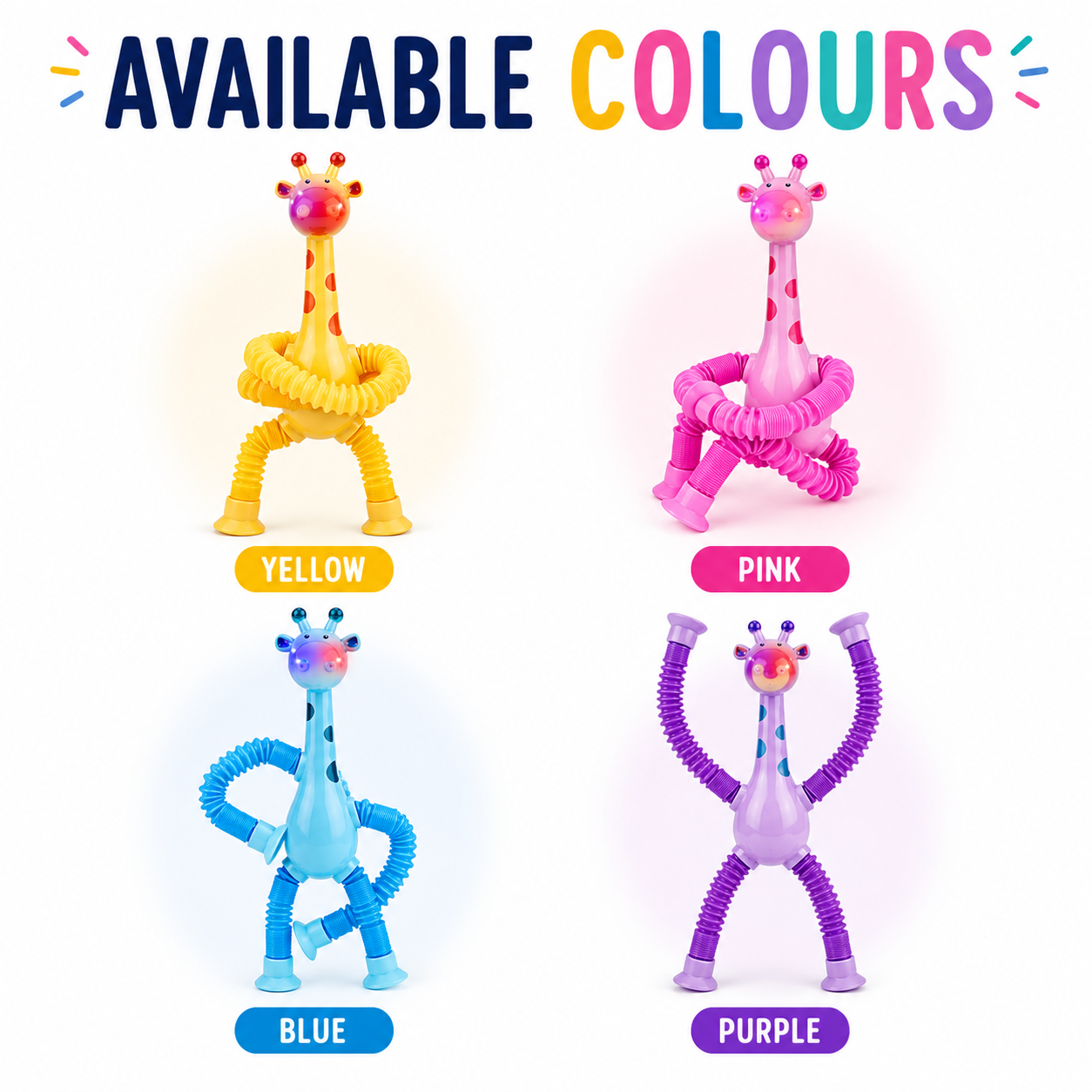 Giraffe Pop Tubes