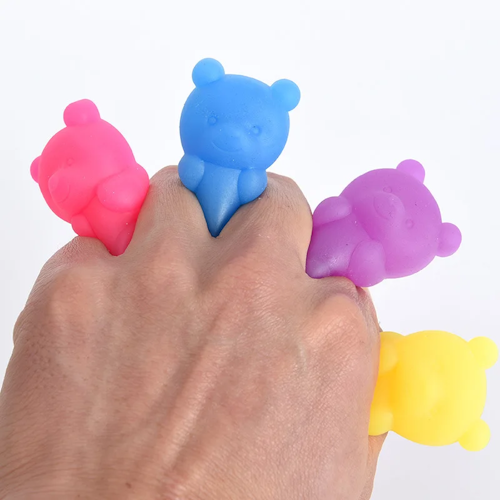 Gummy Bear Mochi Squishies (Pack of 4)