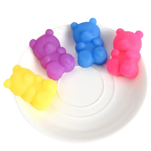 Gummy Bear Mochi Squishies (Pack of 4)