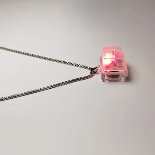Keyboard Button Necklace