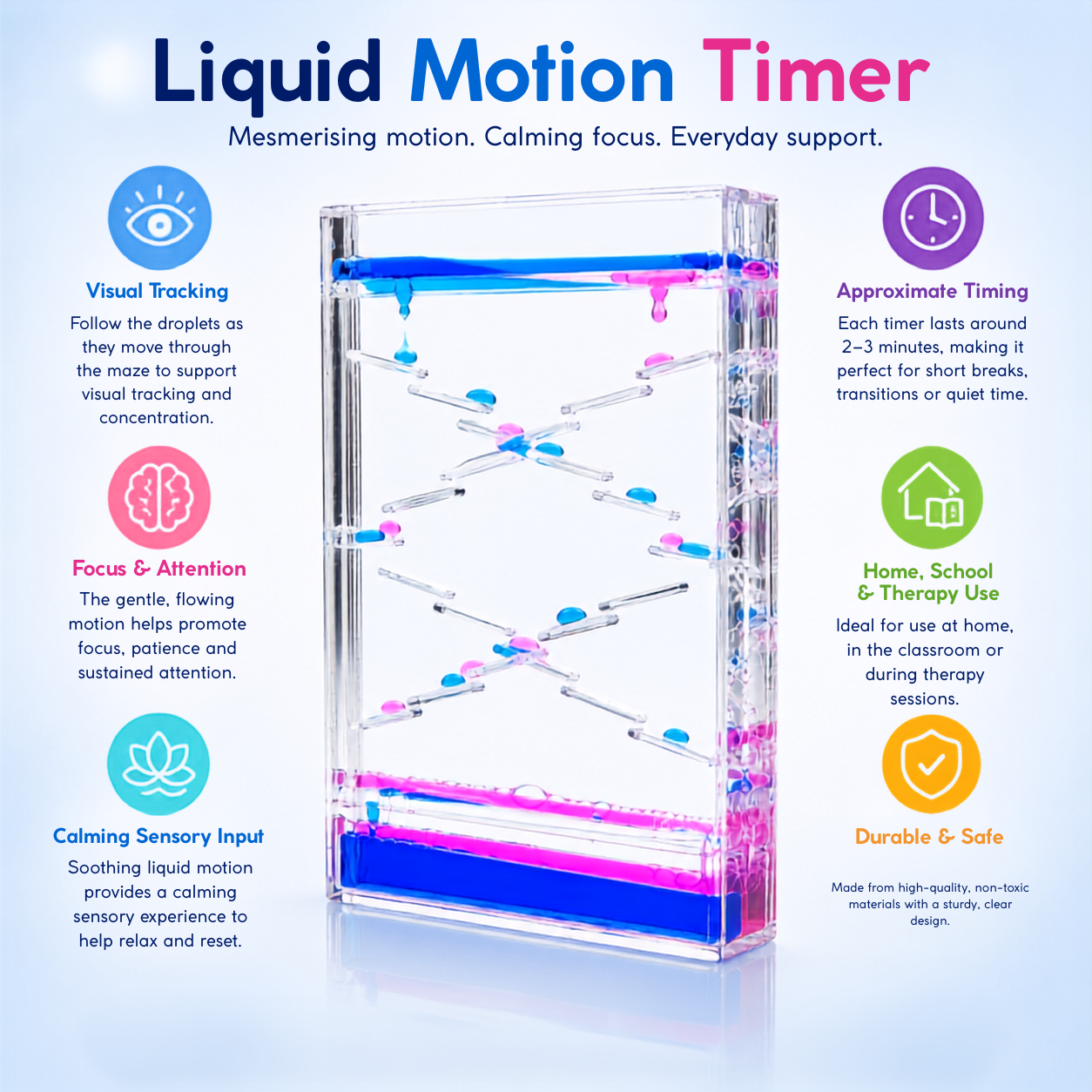 Zigzag Liquid Timer