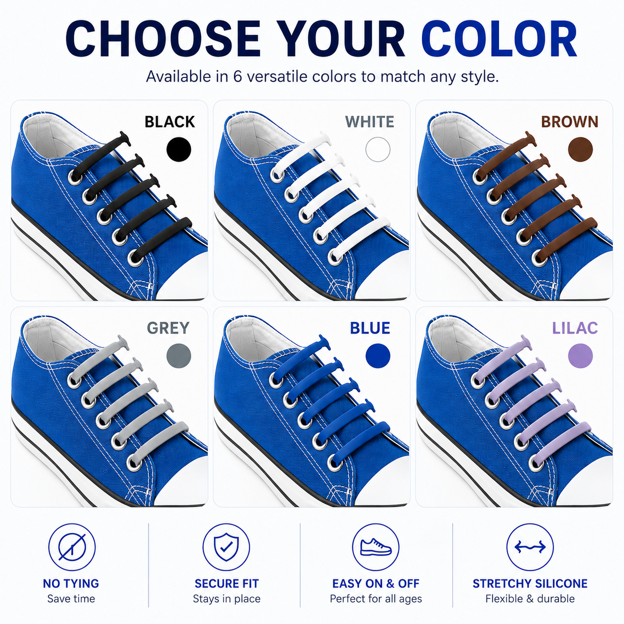 No Tie Shoelaces