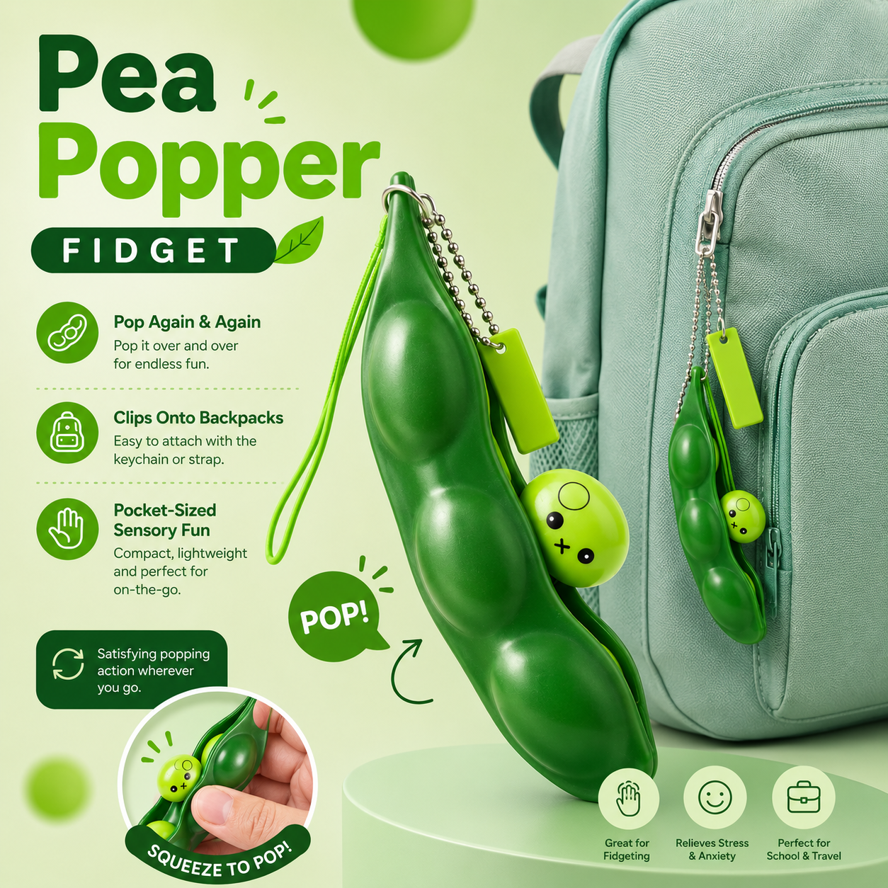 Pea Popper Fidget