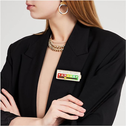 My Social Battery Pin