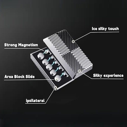 Infinite Metal Fidget Slider (Gunmetal)