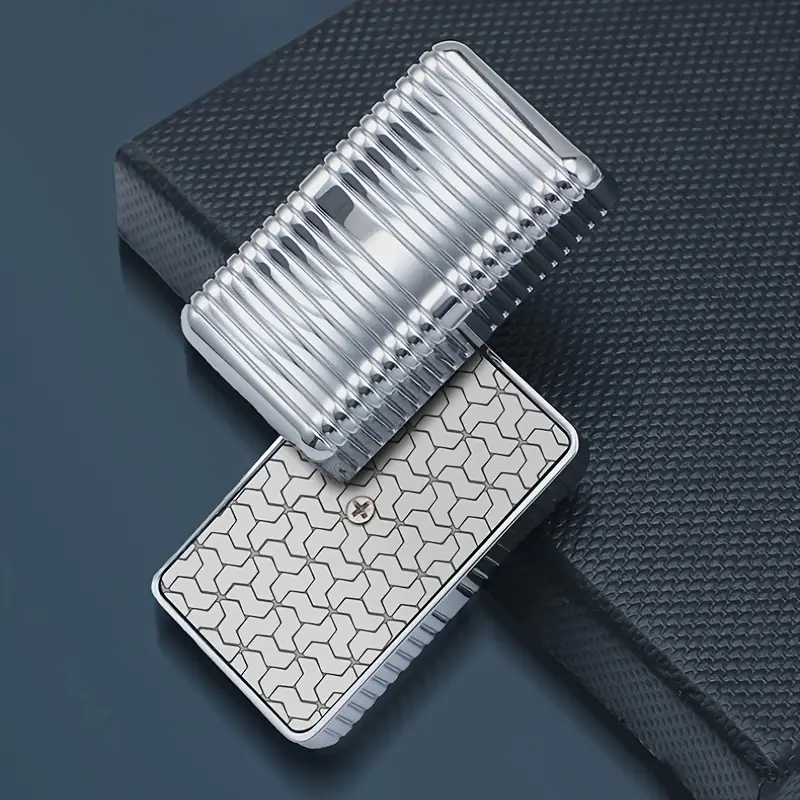 Infinite Metal Fidget Slider (Ribbed)