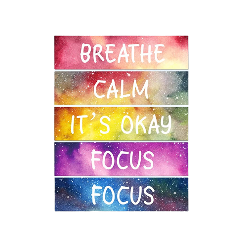 Sensory Textured Slogan Stickers (pack of 5)