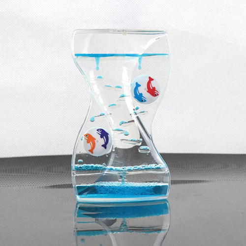 Zigzag Liquid Timer with spinners