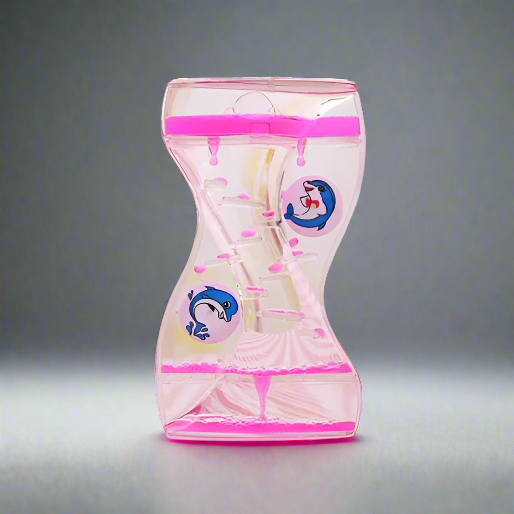 Zigzag Liquid Timer with spinners