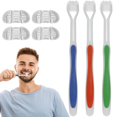 Three Sided Toothbrush
