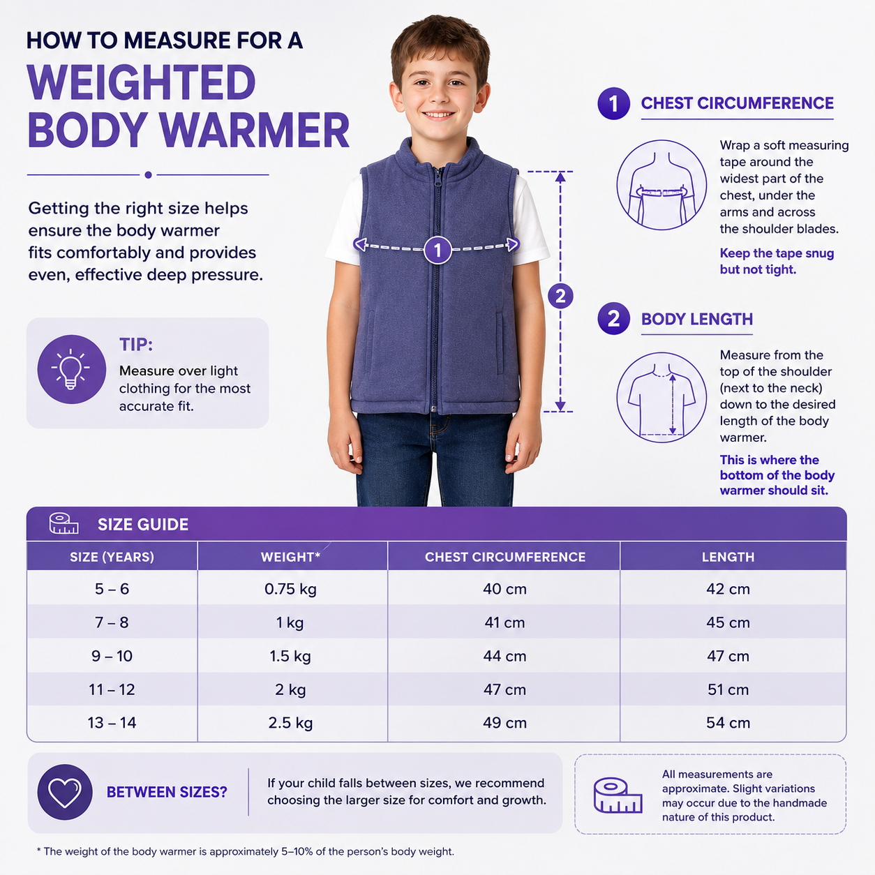 Weighted Body Warmer (Child)