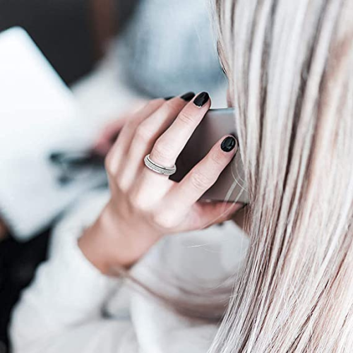 Cubic Zirconia Spinner Ring