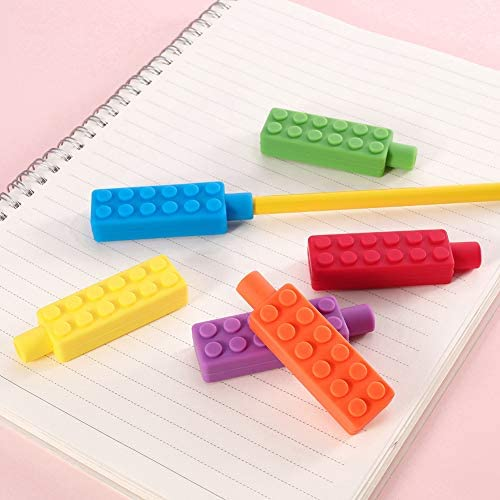 Silicone Chewable Pencil Toppers (Brick)