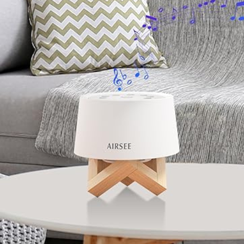 Airsee White Noise Machine with Night Light