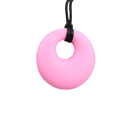 Sensory Chew Necklace (Circle Pendant)