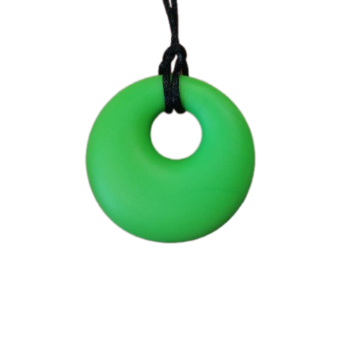 Sensory Chew Necklace (Circle Pendant)