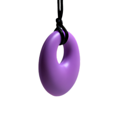 Sensory Chew Necklace (Circle Pendant)