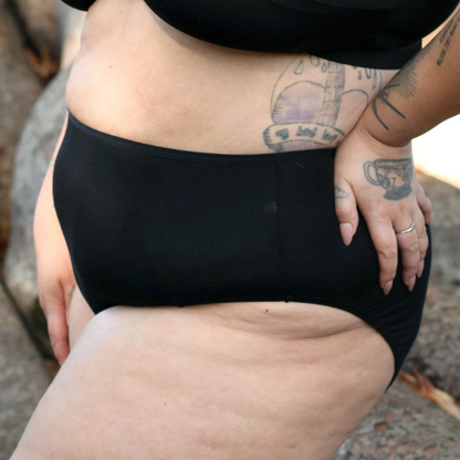 Hubba Hubba High-Cut Brief - Black