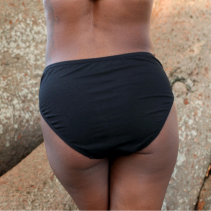 Hubba Hubba Mid-Rise Bikini - Black