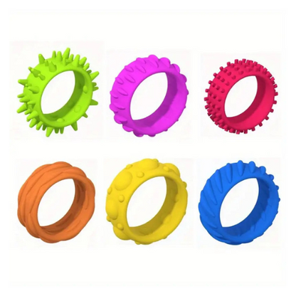 Sensory Fidget Rings (Pack of 6)