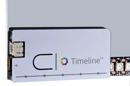 Timeline™ led strip digital hourglass - with whiteboard