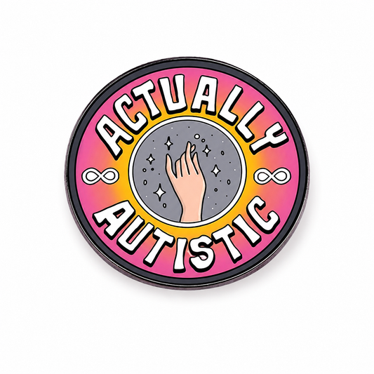 Lapel Pin (Actually Autistic) - Plastic