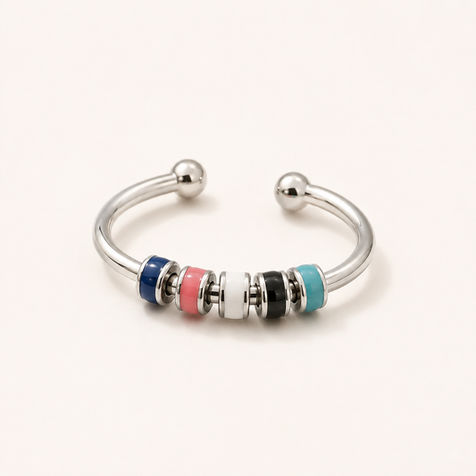 Adjustable Bead Fidget Ring
