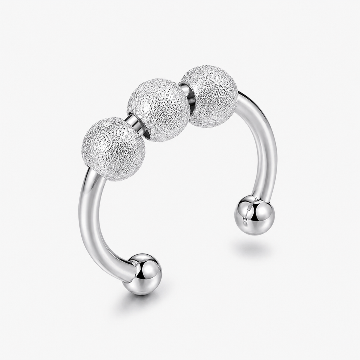 Adjustable Gold/Silver Plated Beaded Ring