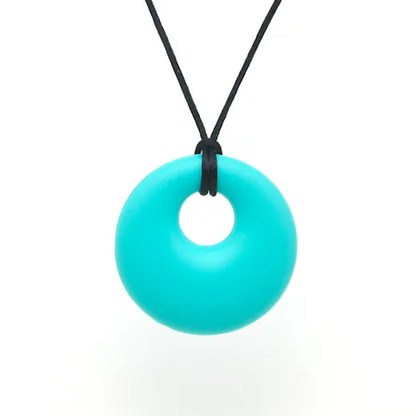 Sensory Chew Necklace (Circle Pendant)