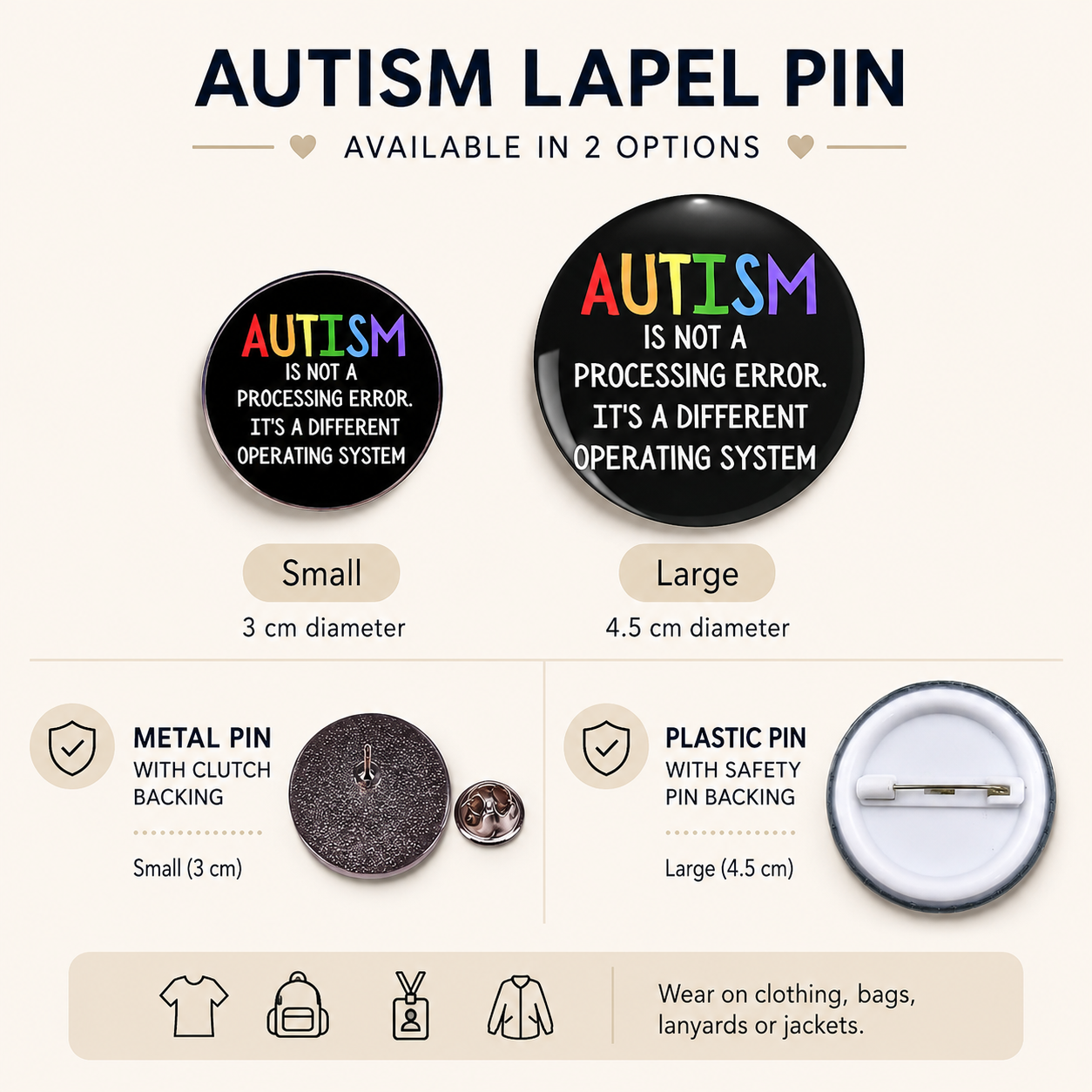 Lapel Pin (Autism)