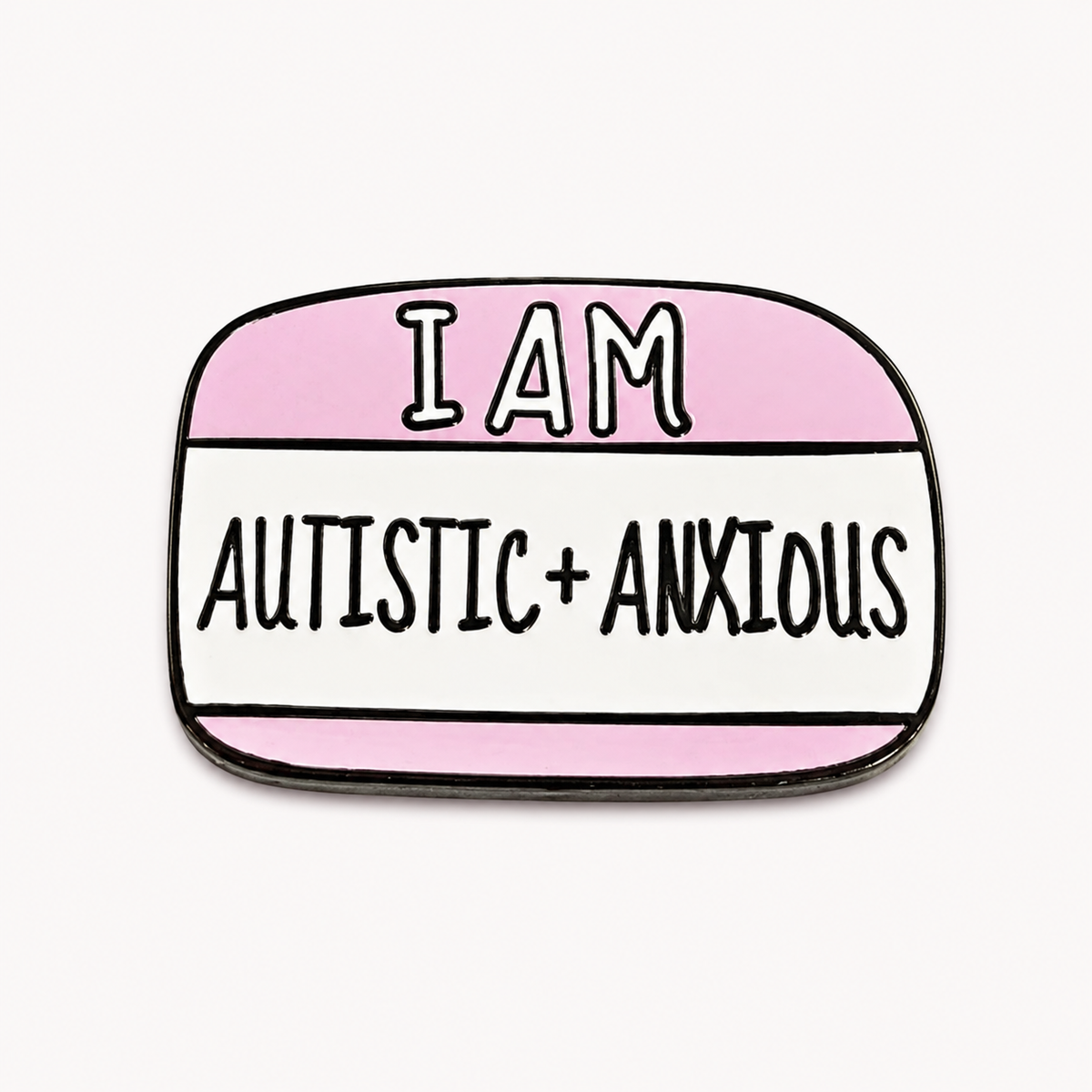 Lapel Pin (I am Autistic & Anxious)