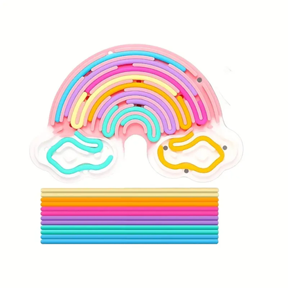 Sensory String Board (Clouds)