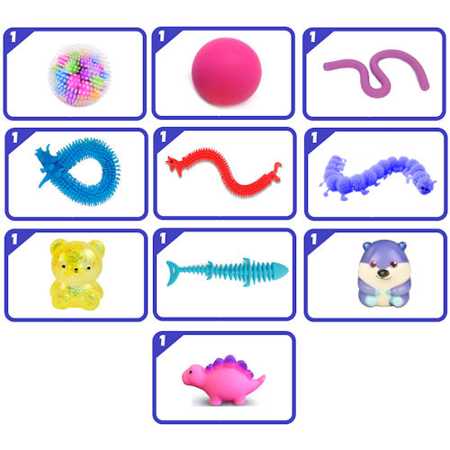 The Squishy Sensory Toy Bundle (10 Piece)