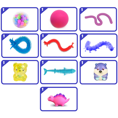 The Squishy Sensory Toy Bundle (10 Piece)