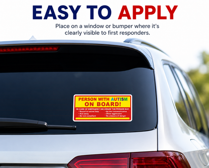 Car Safety Sticker
