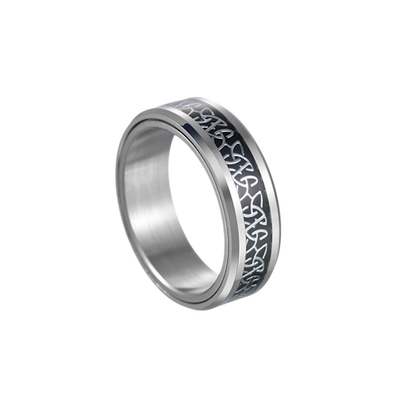 Celtic Runes Spinner Ring